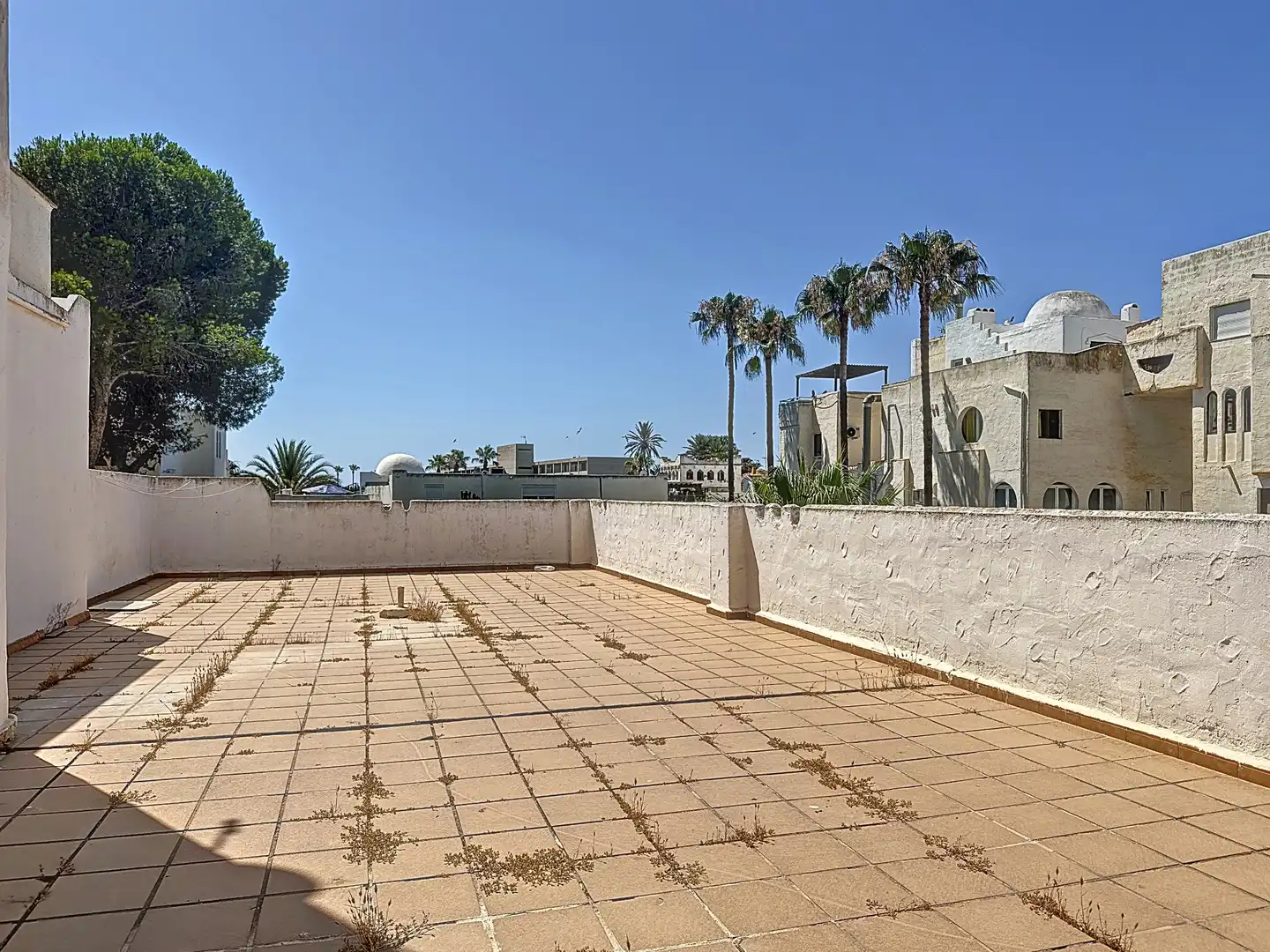 Terraza de Apartamento en venta en Roquetas de Mar con Jardín privado, Terraza y Amueblado