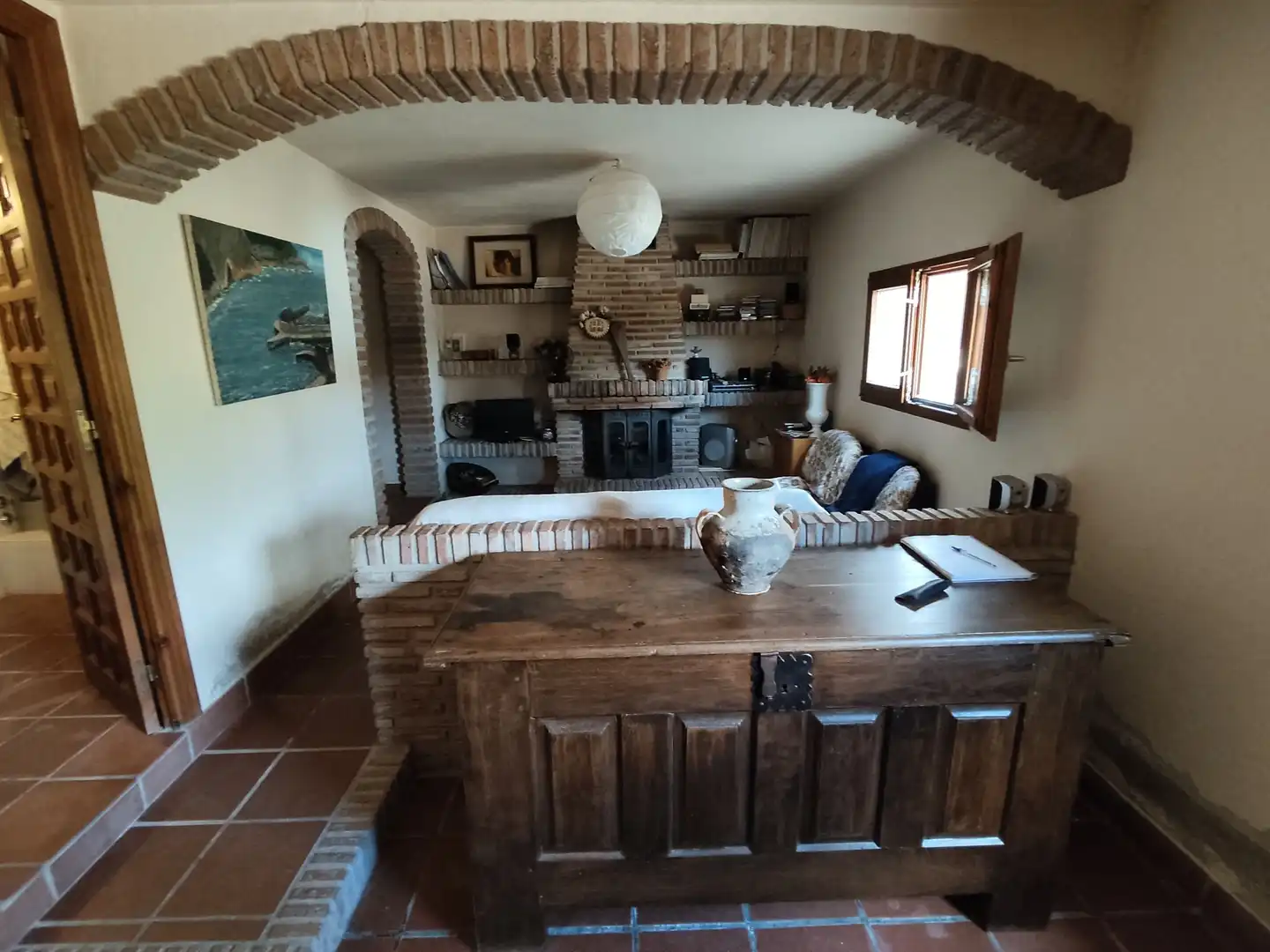 Sala d'estar de Casa o xalet en venda en Iruña Oka / Iruña de Oca amb Jardí privat, Traster i Piscina