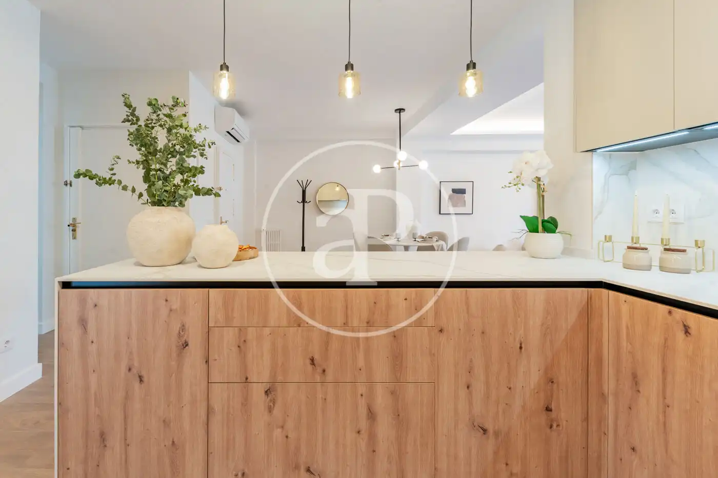Kitchen of Flat for sale in Madrid  with Air Conditioner, Heating and Terrace