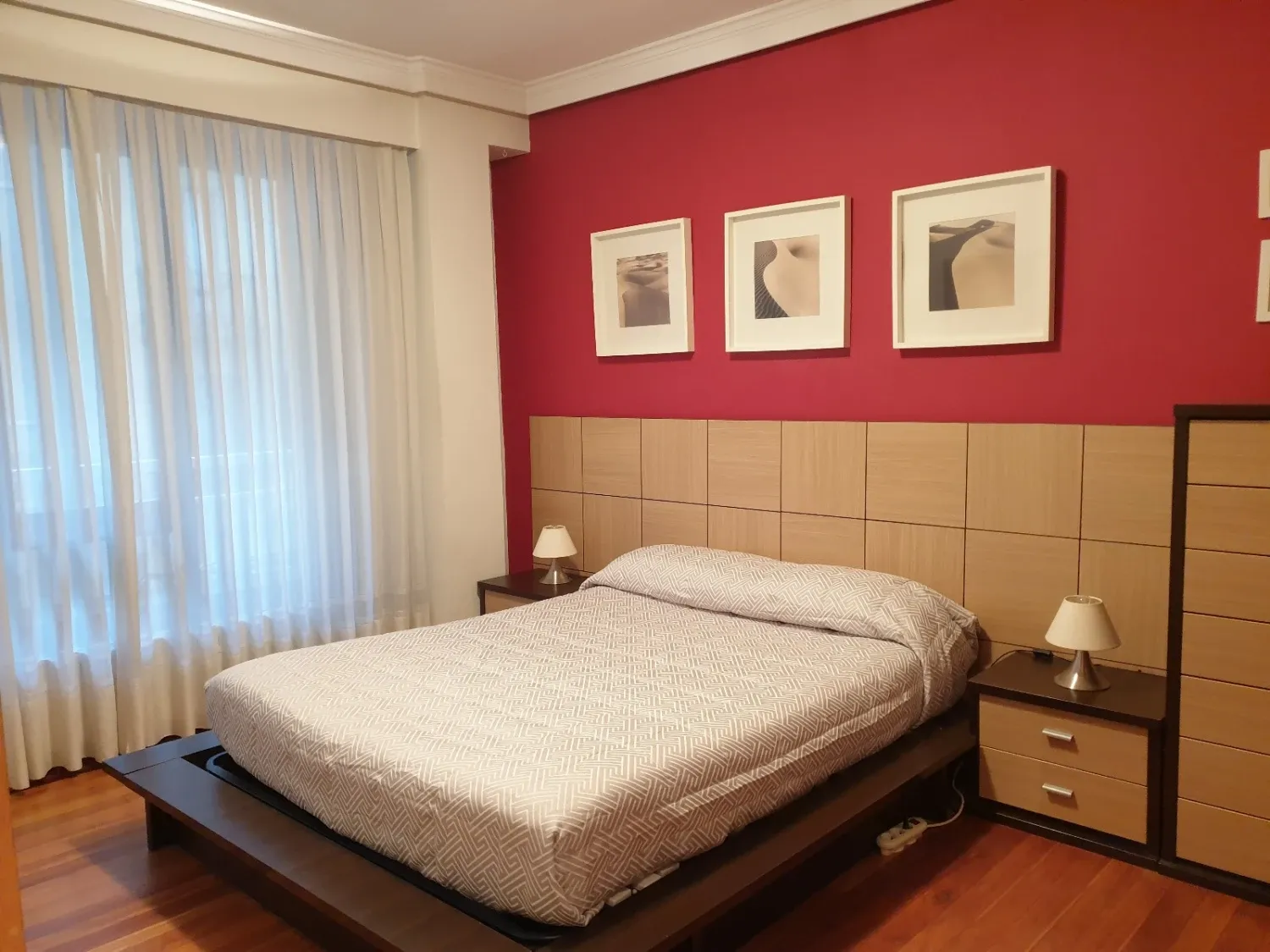 Dormitori de Apartament de lloguer en Donostia - San Sebastián  amb Aire condicionat, Calefacció i Terrassa