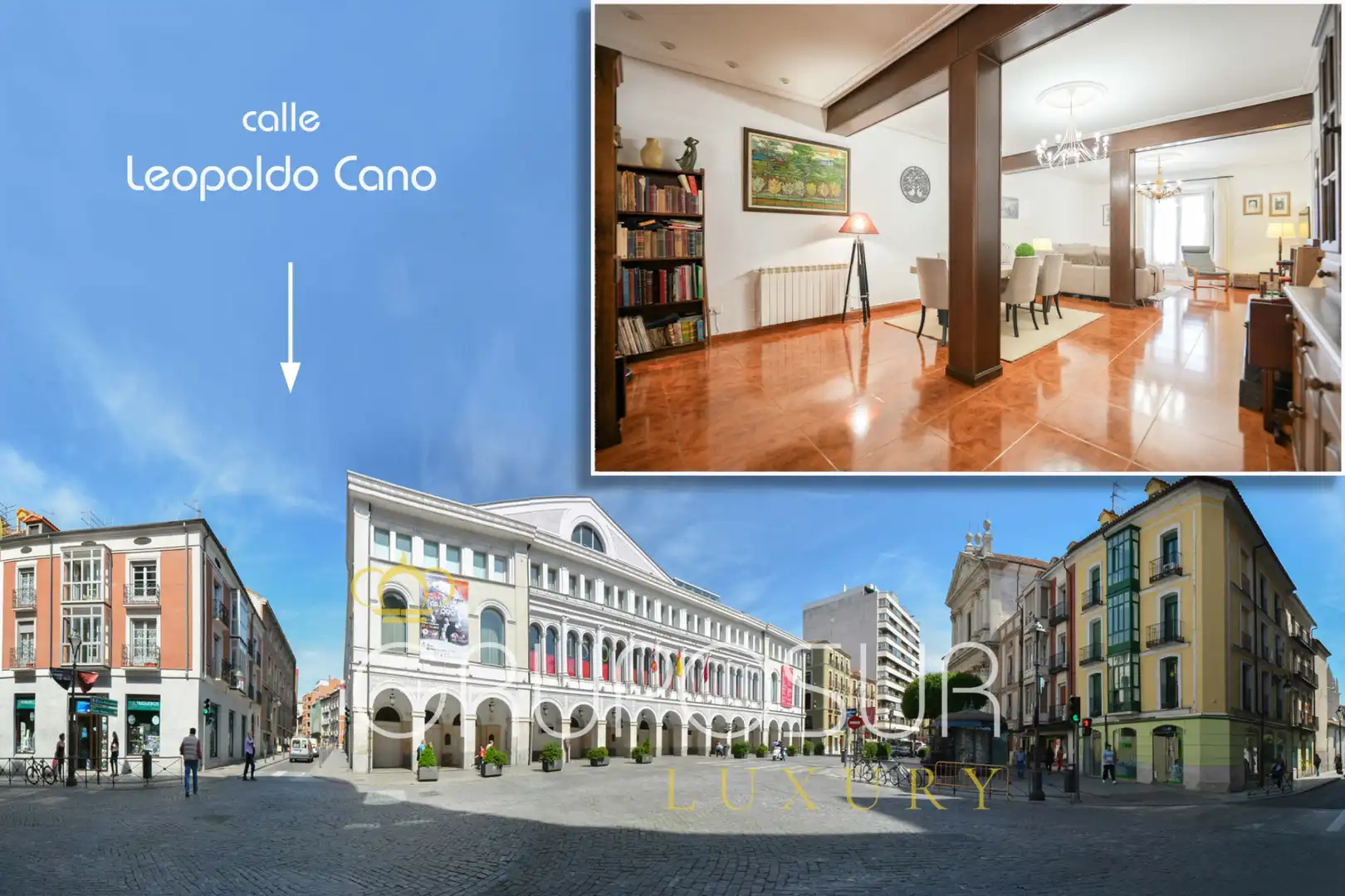 Vista exterior de Piso en venta en Valladolid Capital con Calefacción, Parquet y Terraza