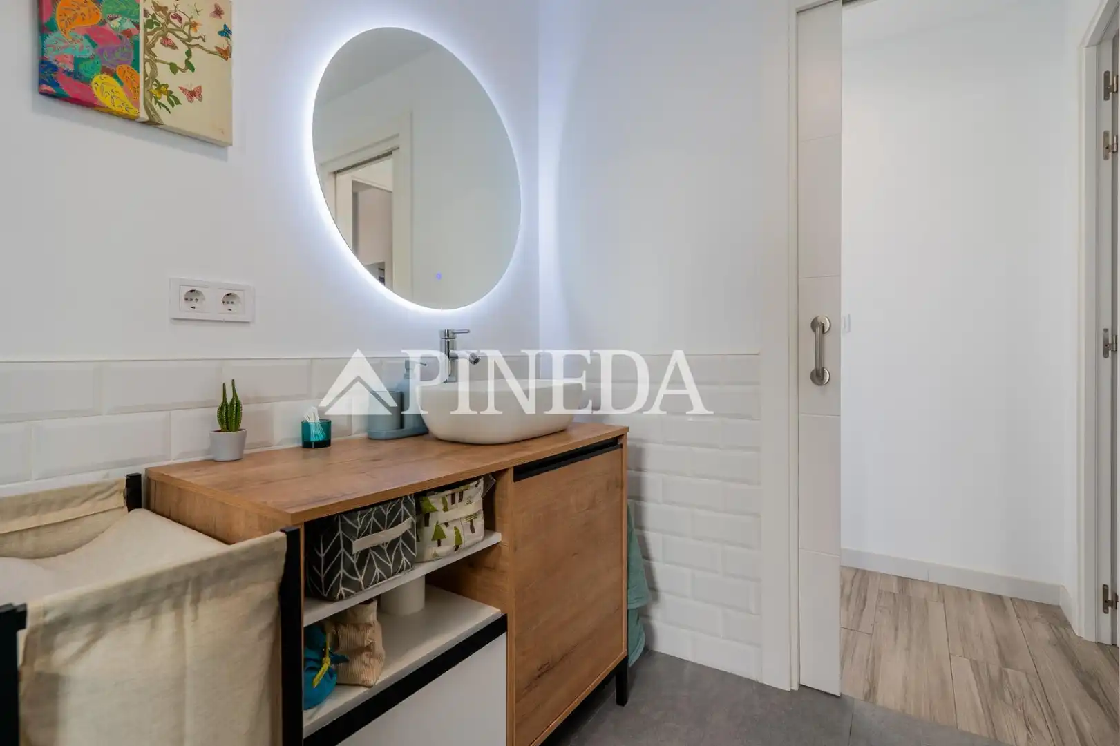 Badezimmer von Wohnung zum Verkauf in Puçol mit Klimaanlage und Balkon