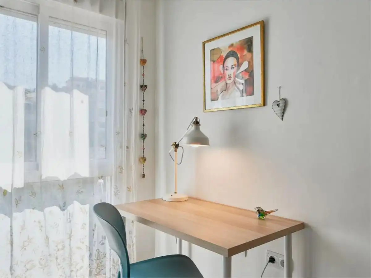 Schlafzimmer von Einfamilien-Reihenhaus zum Verkauf in Benalmádena mit Klimaanlage, Heizung und Privatgarten