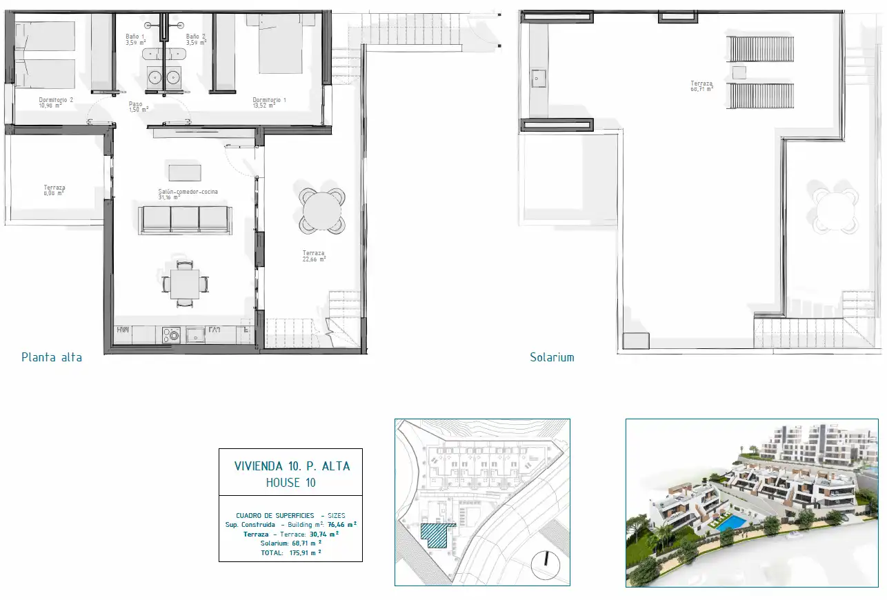 Bungalow with terrace for sale in Las Salinas, imagen 21