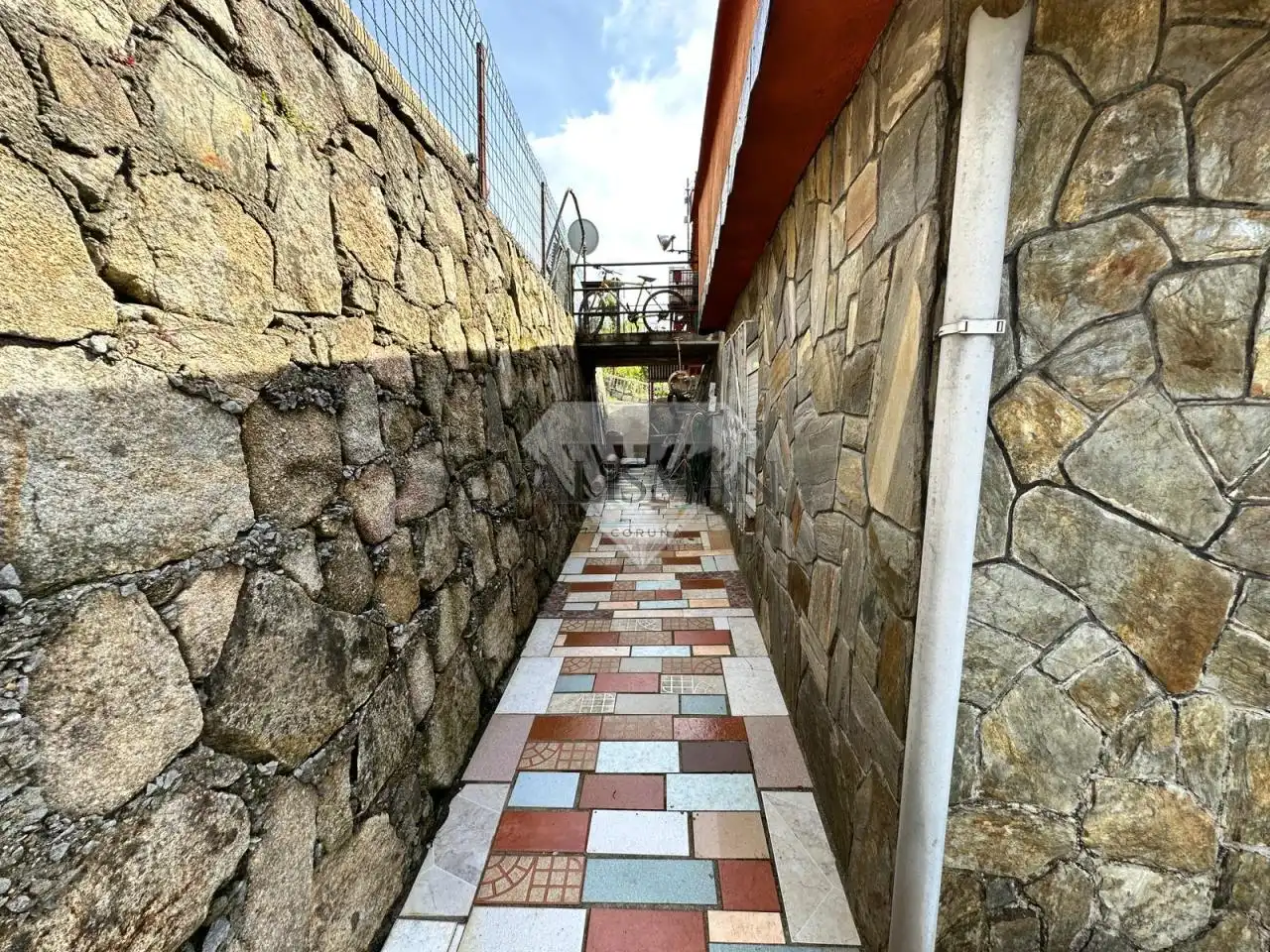 Terraza de Casa o chalet en venta en A Lama   con Calefacción, Jardín privado y Piscina