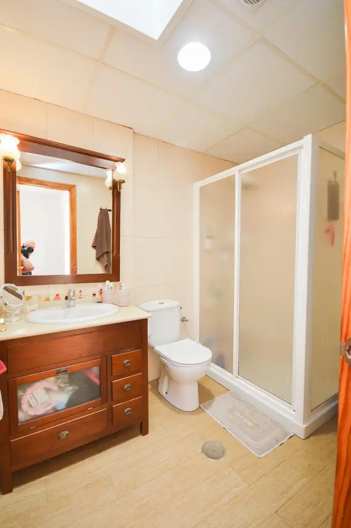 Badezimmer von Haus oder Chalet zum Verkauf in Huércal de Almería mit Klimaanlage, Heizung und Terrasse