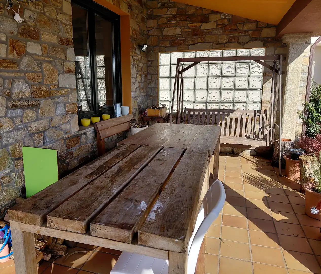 Terraza de Casa o chalet en venta en Oleiros con Calefacción, Jardín privado y Parquet