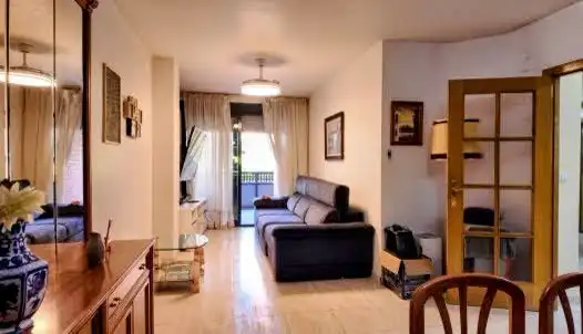 Sala de estar de Piso en venta en Alicante / Alacant con Aire acondicionado, Trastero y Amueblado