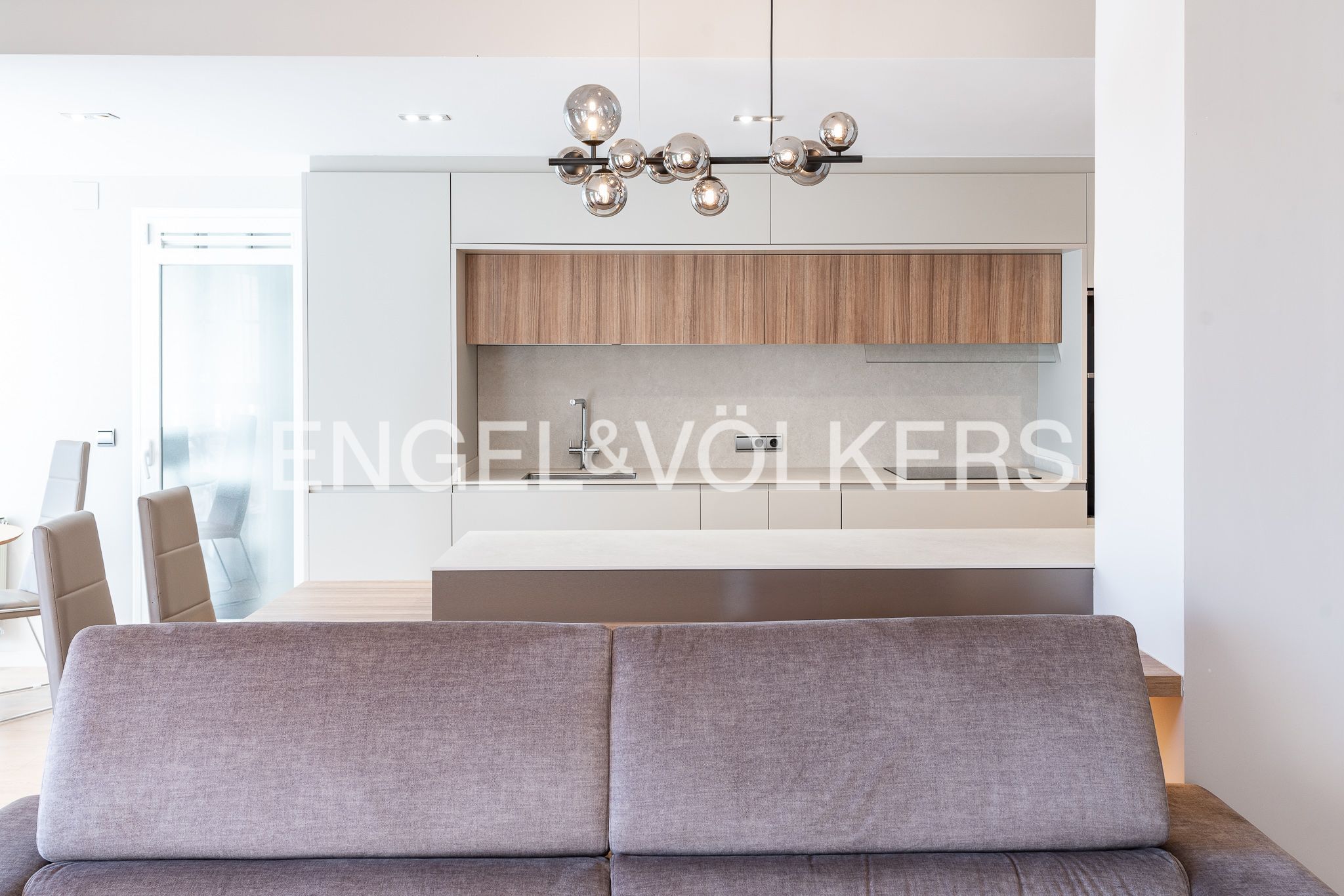 Living room of Attic for sale in Sant Andreu de Llavaneres  with Air Conditioner, Heating and Parquet flooring