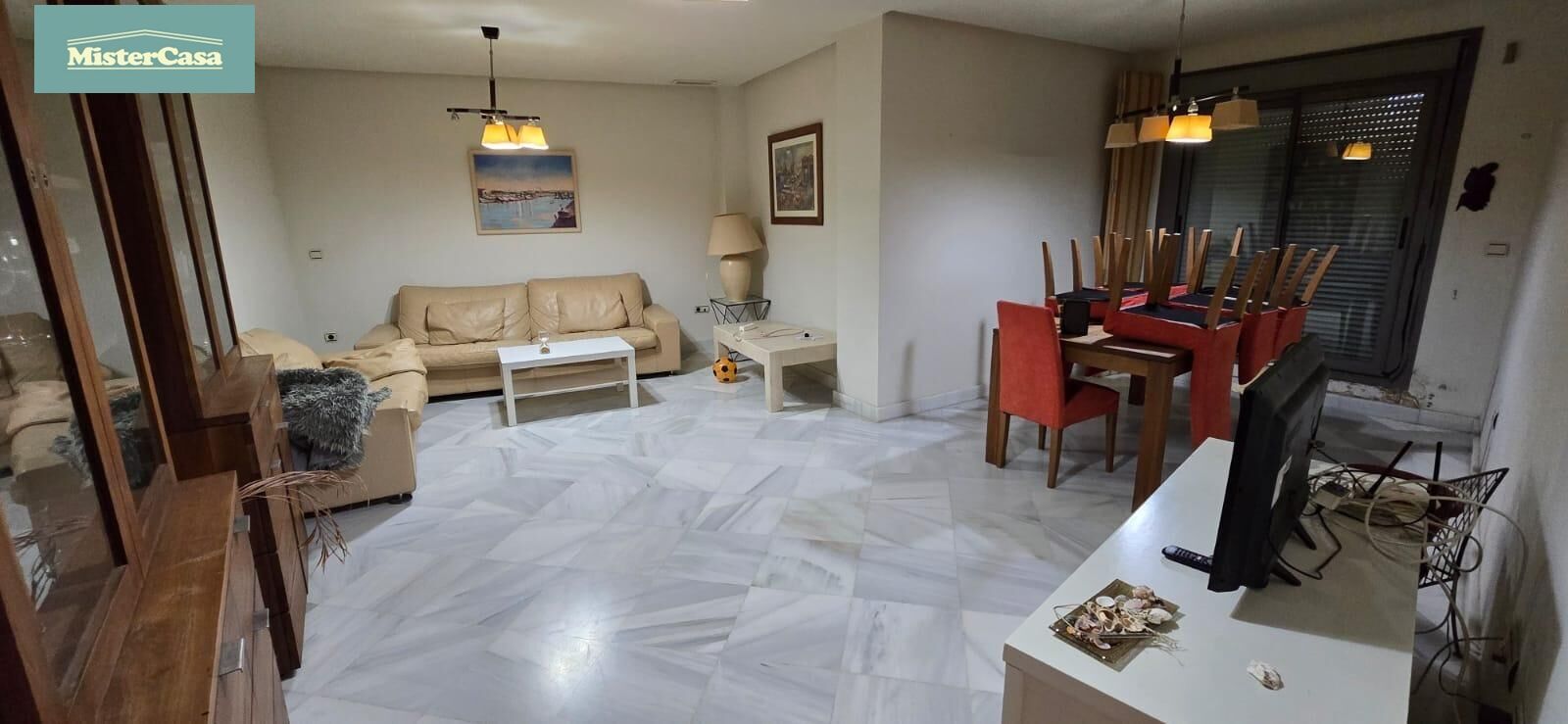 Sala de estar de Piso en venta en Jerez de la Frontera con Aire acondicionado, Parquet y Terraza