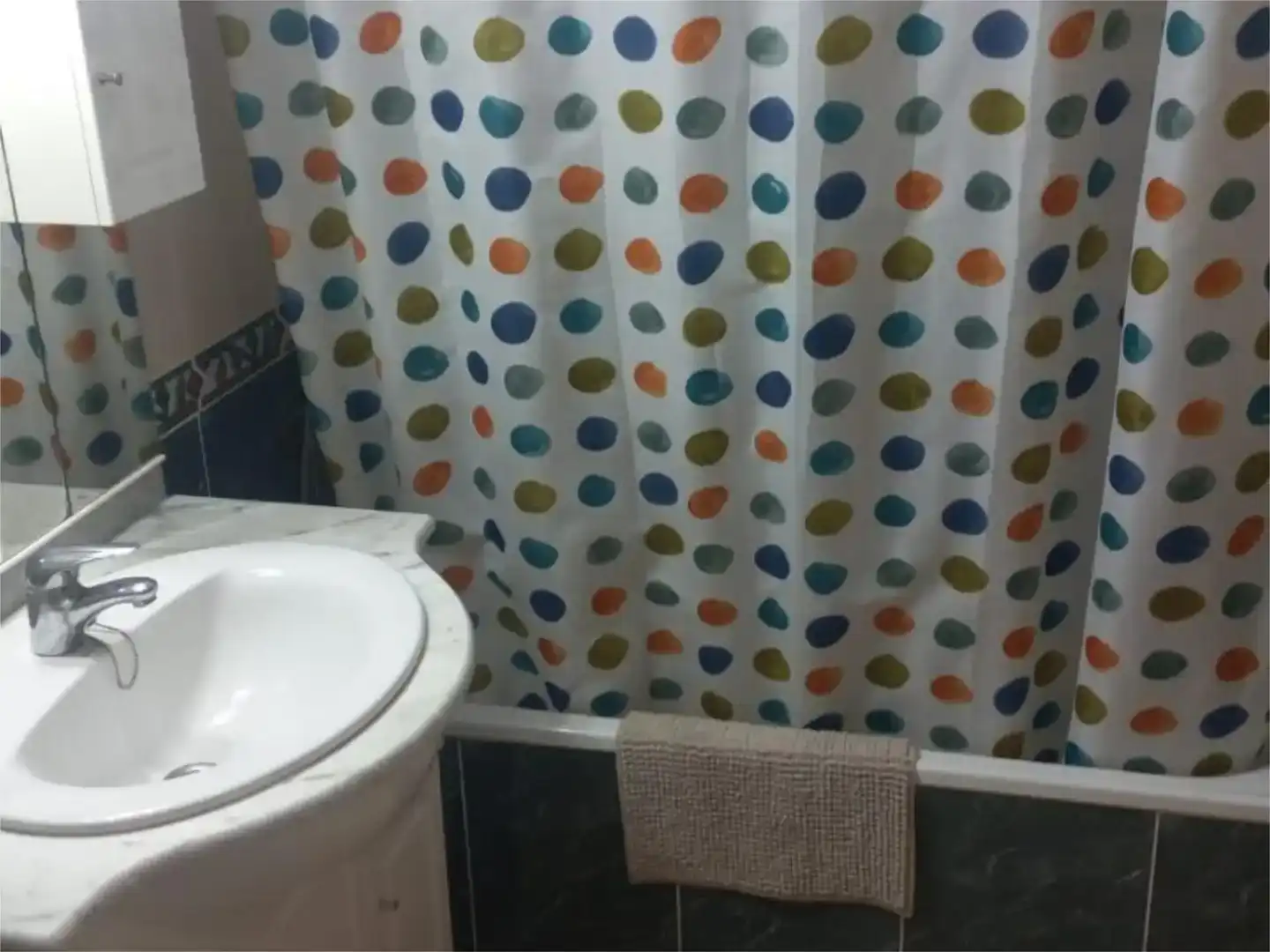Badezimmer von Wohnung zur Miete in Mazarrón mit Klimaanlage, Schwimmbad und Balkon