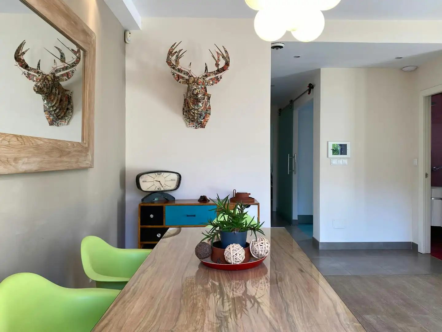 Dining room of Flat for rent in Madrid  with Air Conditioner, Heating and Furnished