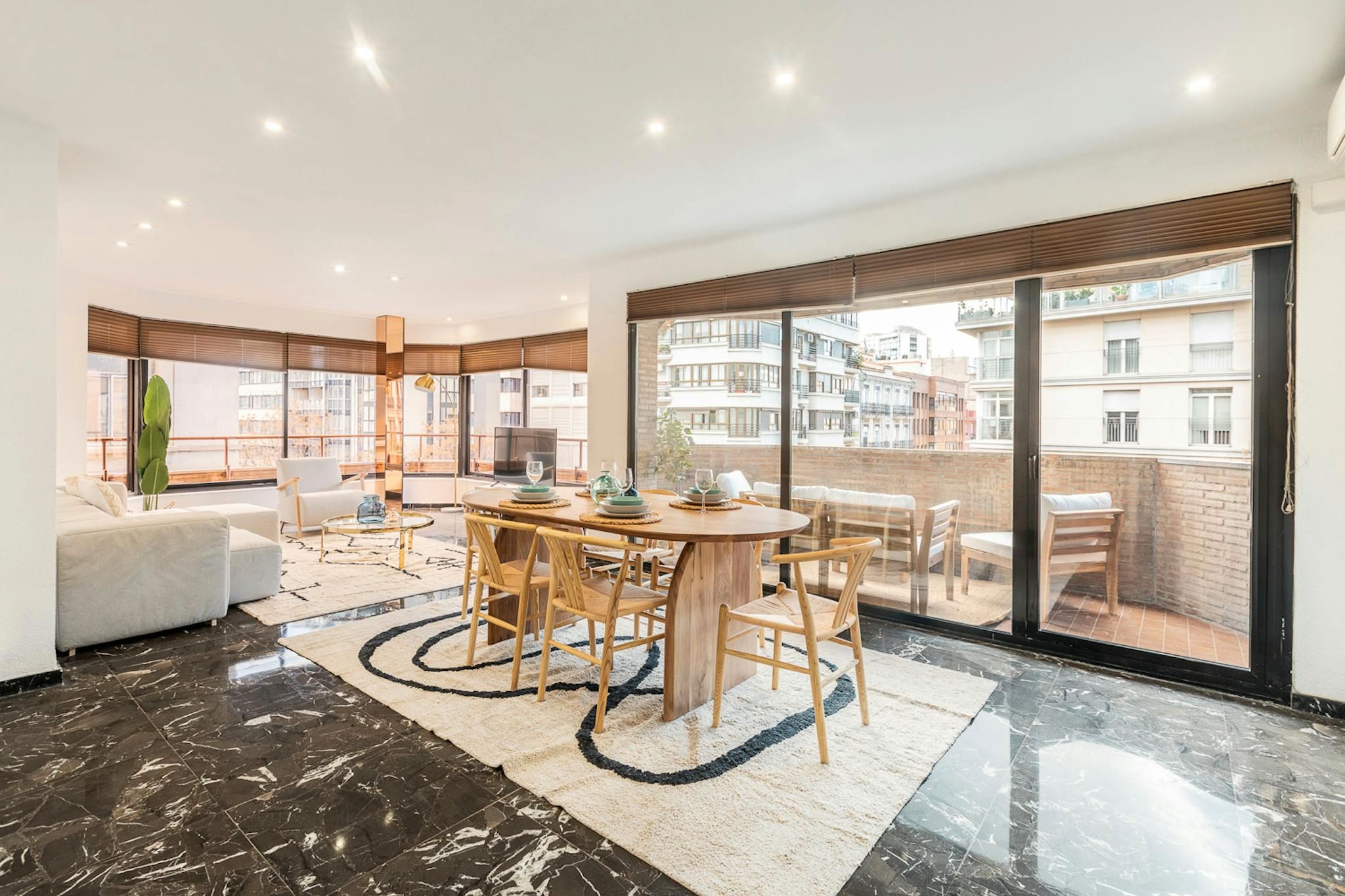 Living room of Flat to share in  Valencia Capital  with Furnished and Internet