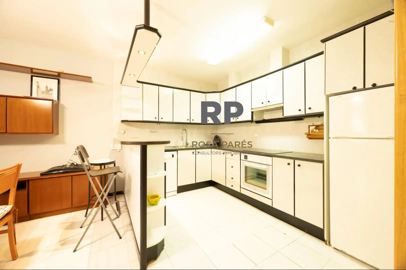 Kitchen of Flat for sale in Montesquiu  with Heating, Terrace and Storage room