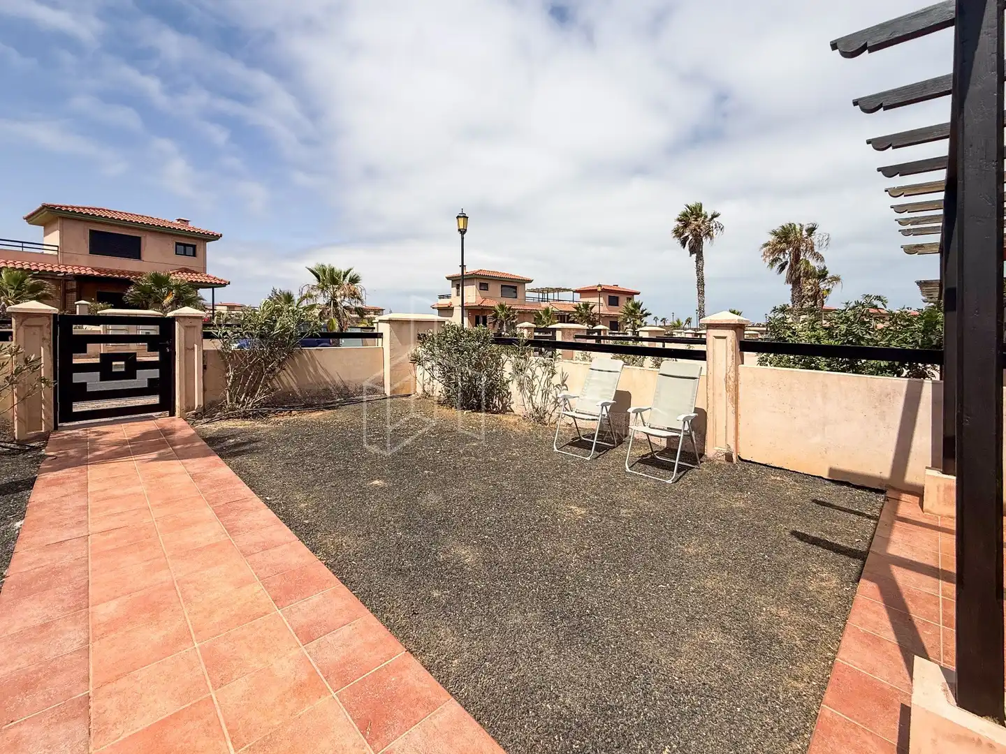 Terrassa de Casa o xalet de lloguer en La Oliva amb Jardí privat, Terrassa i Piscina comunitària