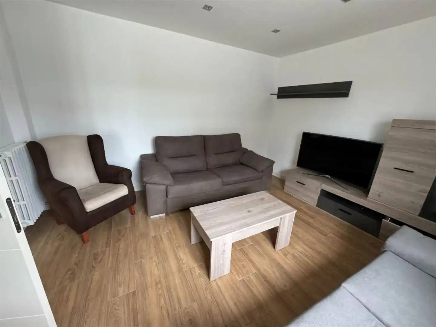 Living room of Detached homes for rent in Polanco  with Private garden, Parquet flooring and Furnished