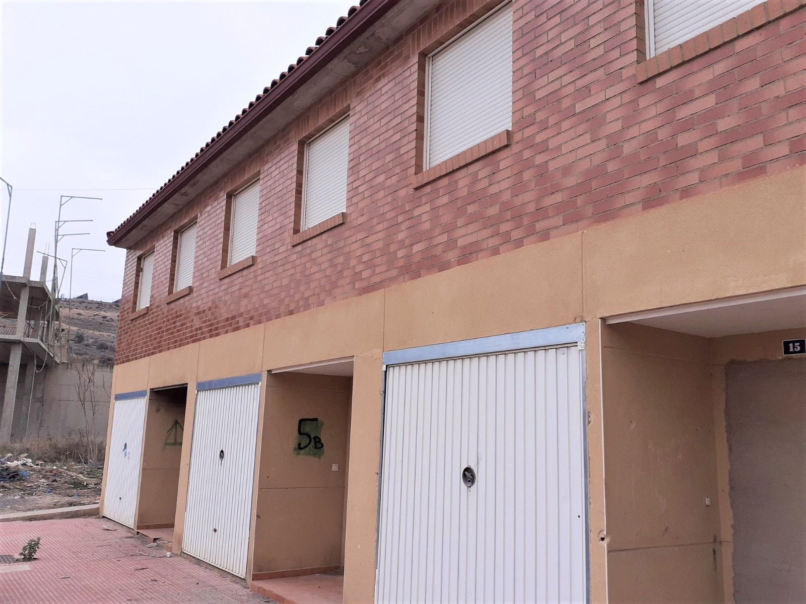 Vista exterior de Casa adosada en venda en Ricla