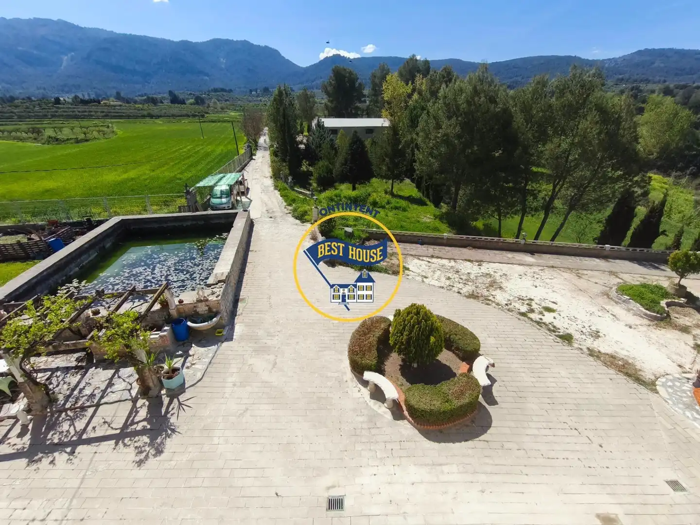 Finca rústica en venta en Alfafara con Aire acondicionado, Jardín privado y Terraza