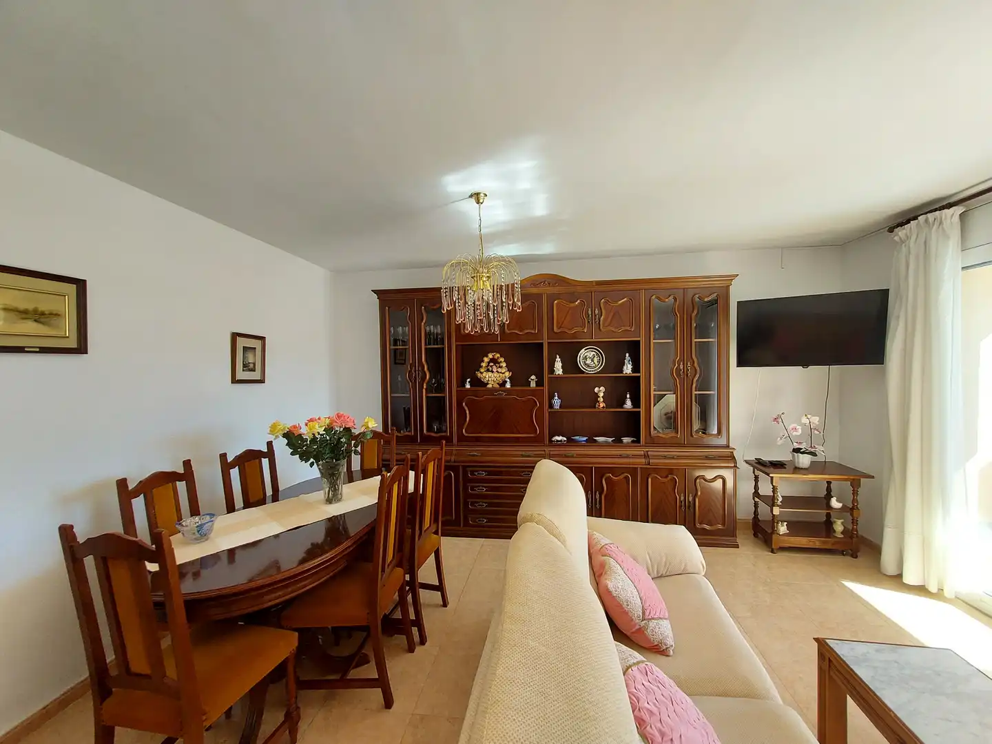 Menjador de Apartament en venda en El Vendrell amb Terrassa, Moblat i Forn