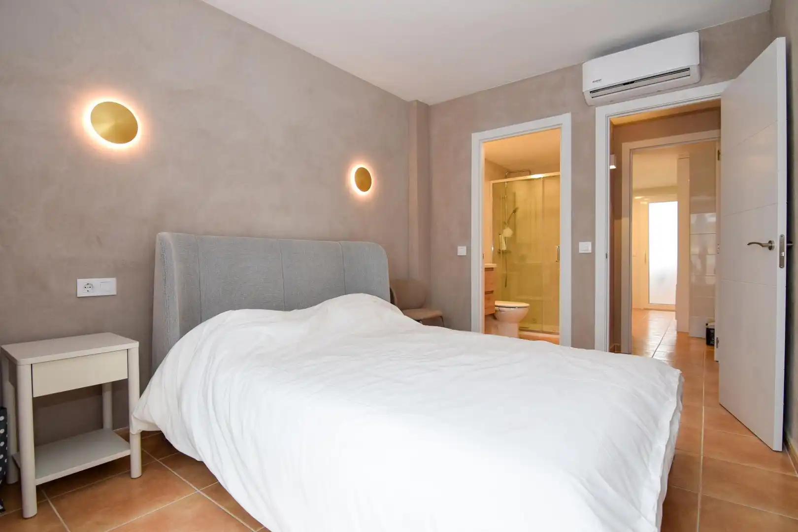 Schlafzimmer von Wohnung zum Verkauf in Artà mit Klimaanlage, Heizung und Terrasse