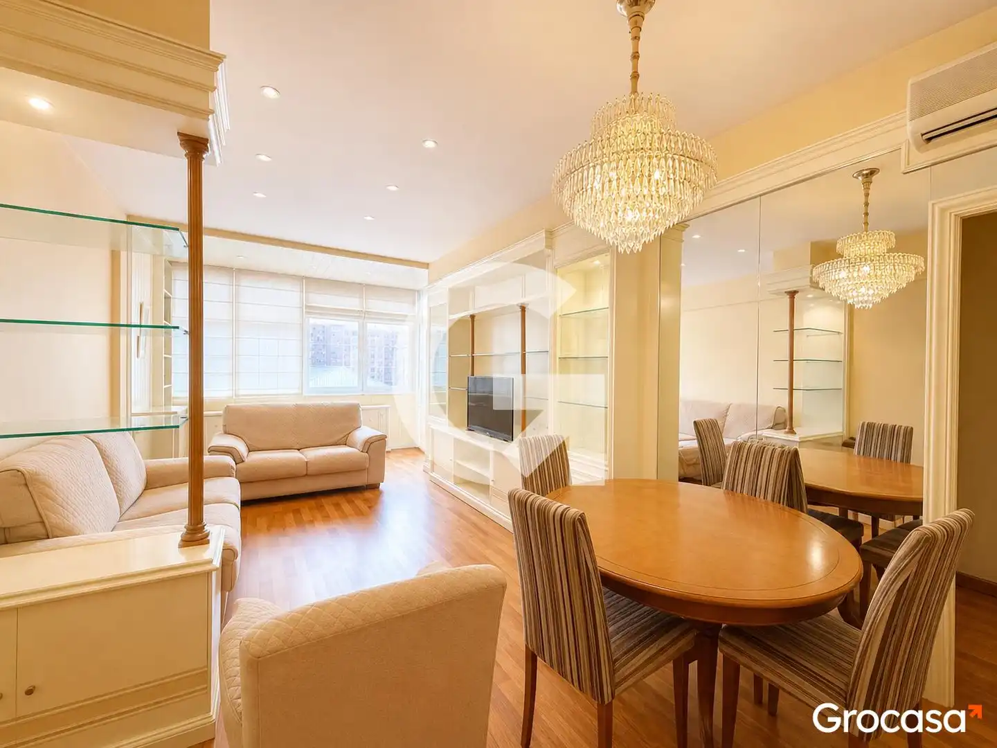 Living room of Flat for sale in Barcelona  with Air Conditioner, Heating and Terrace