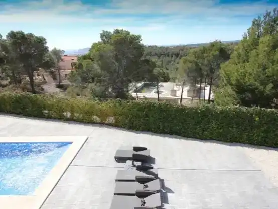 Piscina de Àtic de lloguer en Altea amb Aire condicionat, Jardí privat i Traster