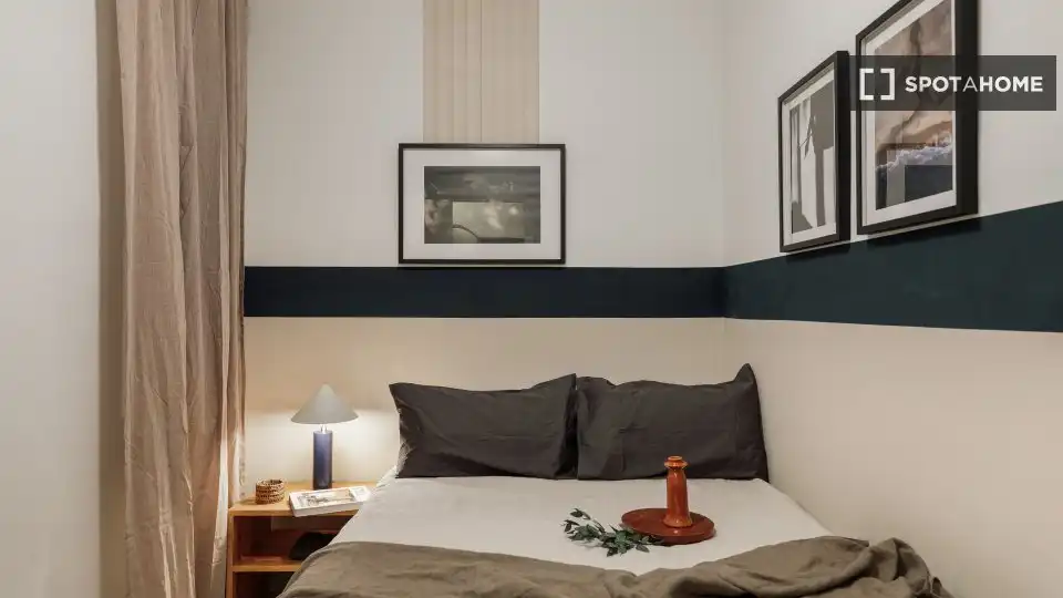 Habitación de Piso de alquiler en Barcelona con Aire acondicionado, Calefacción y Amueblado