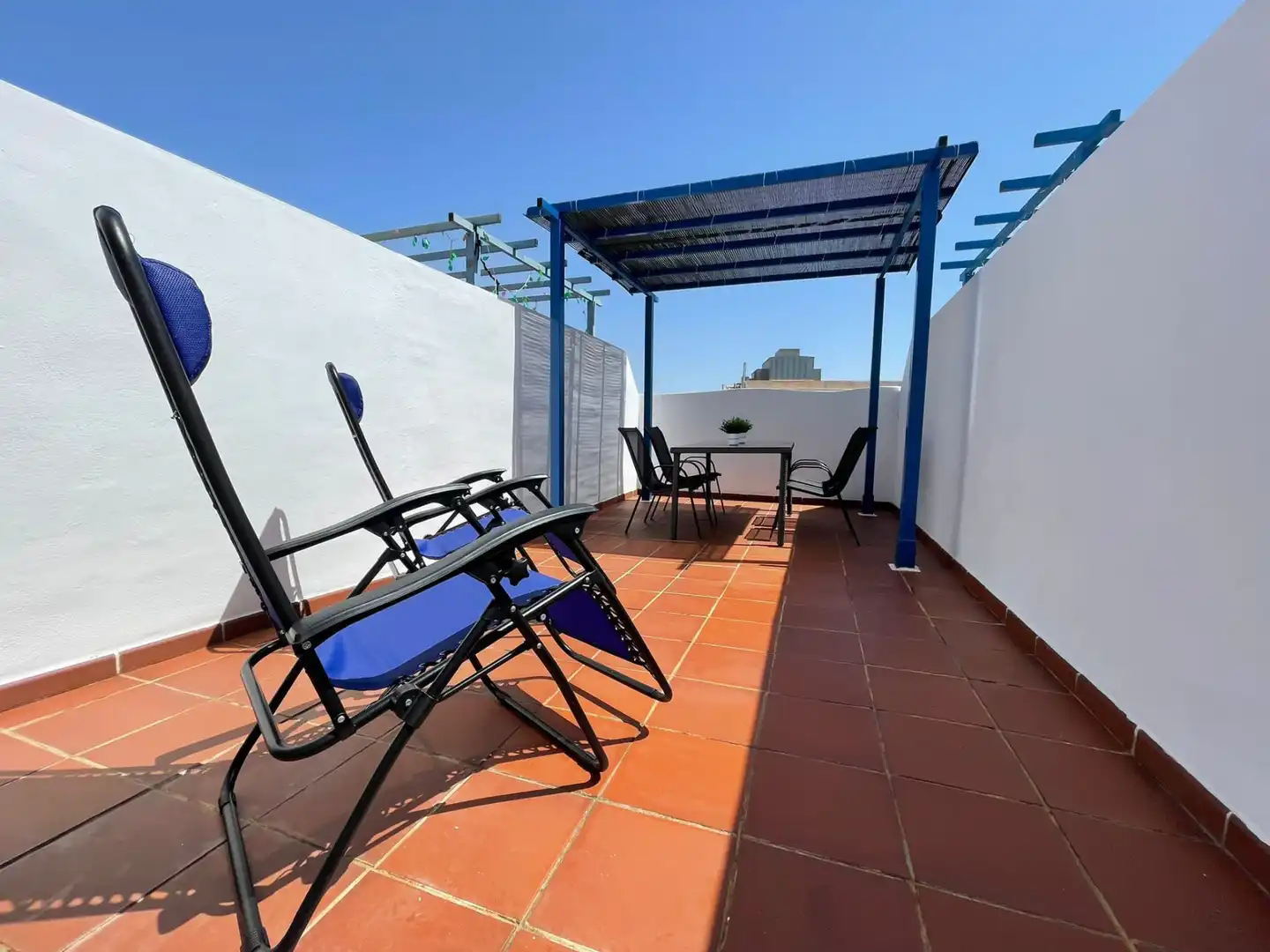 Terrace of Apartments for rent in Benalmádena  with Air Conditioner, Terrace and Furnished