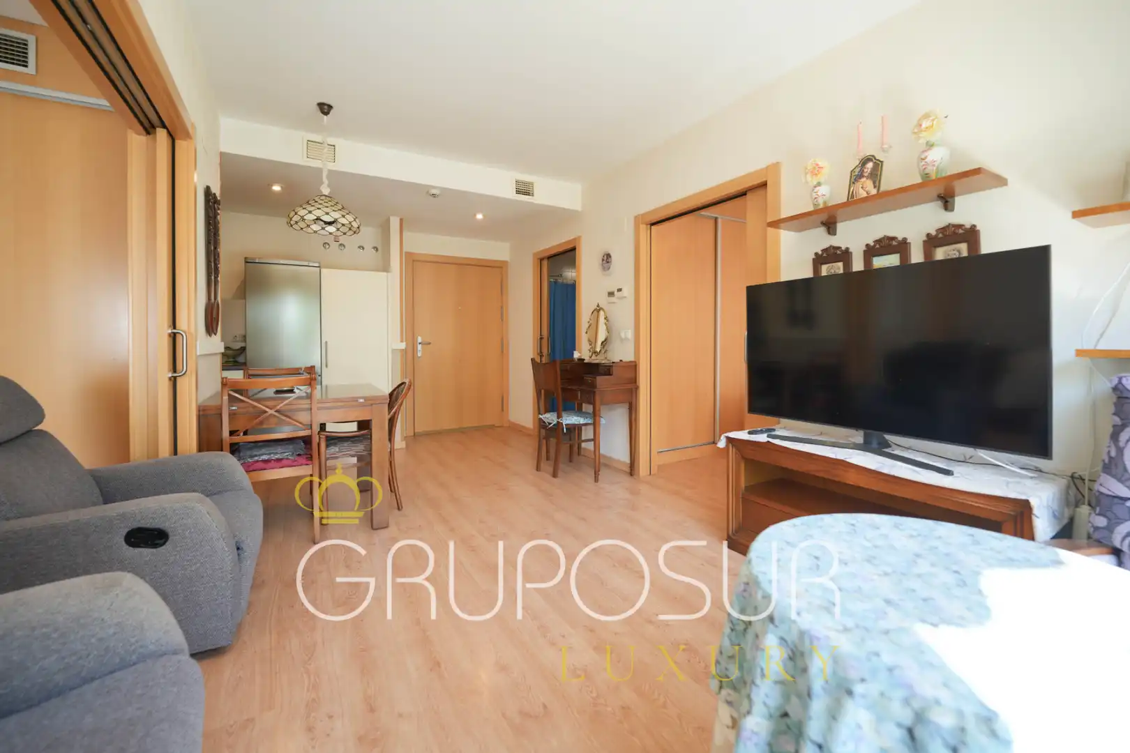 Sala de estar de Piso en venta en Valladolid con Calefacción, Jardín privado y Parquet