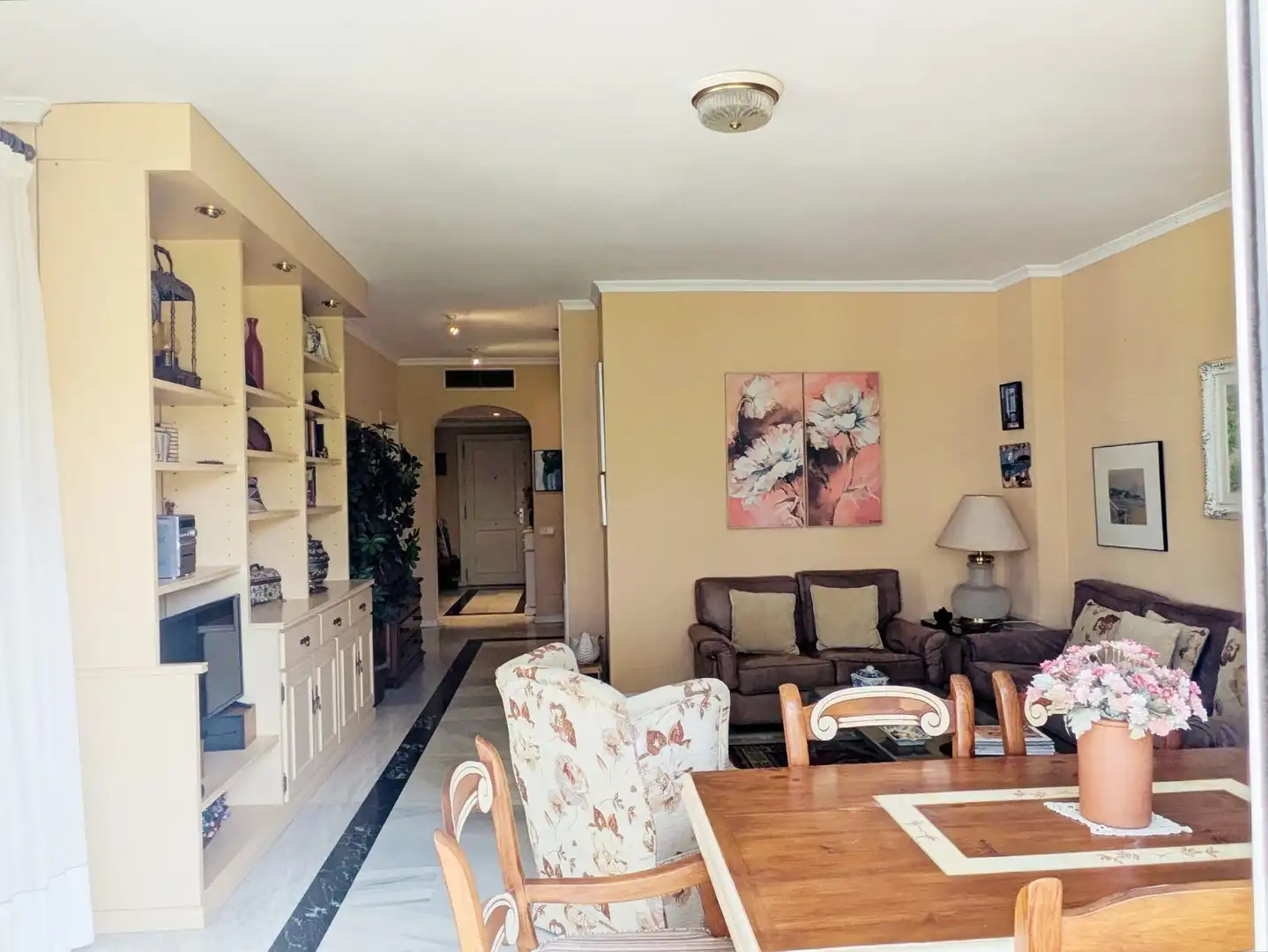 Dining room of Flat for sale in Marbella  with Air Conditioner, Heating and Private garden