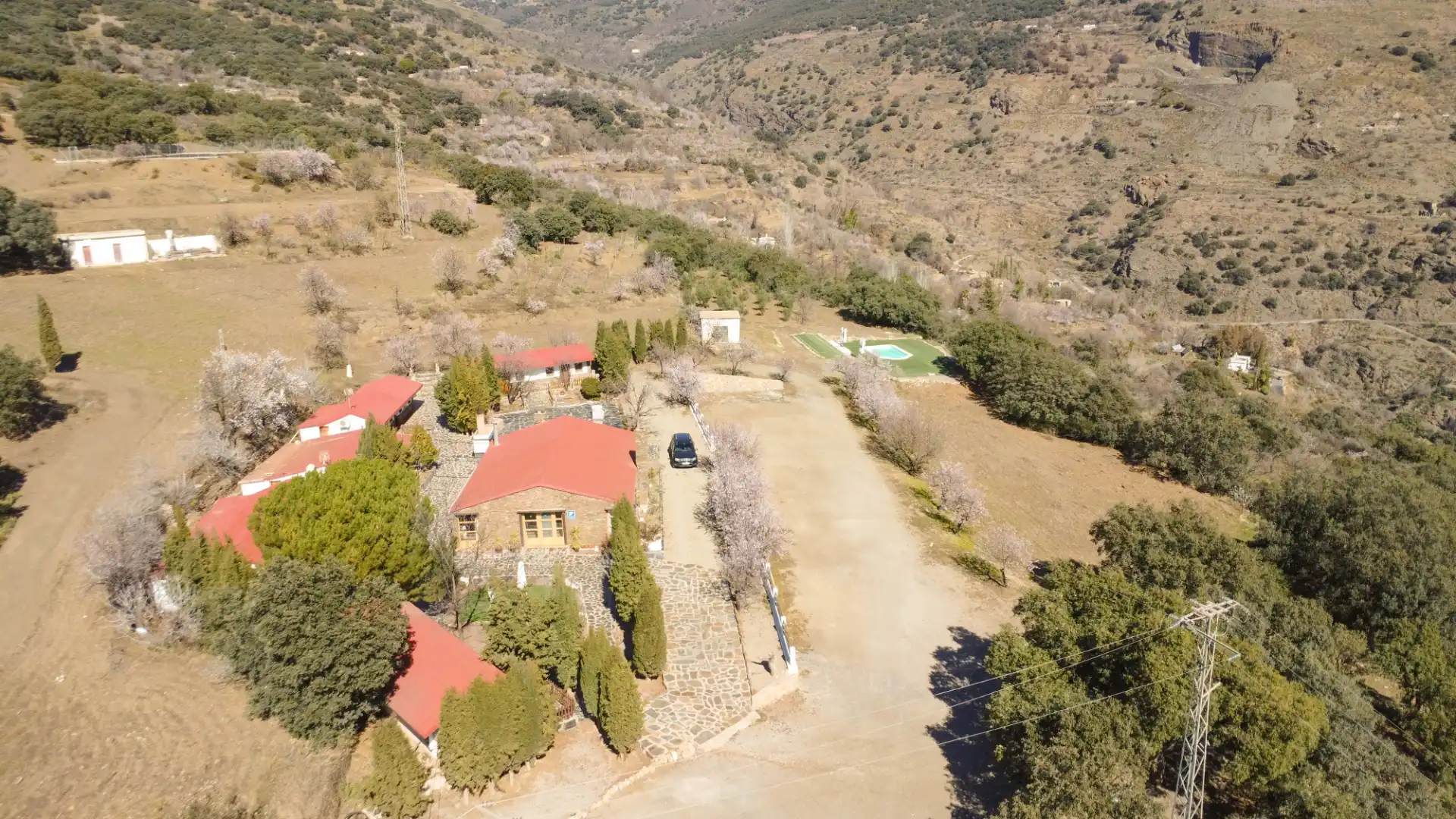 Vista exterior de Finca rústica en venta en Nevada con Aire acondicionado, Jardín privado y Terraza