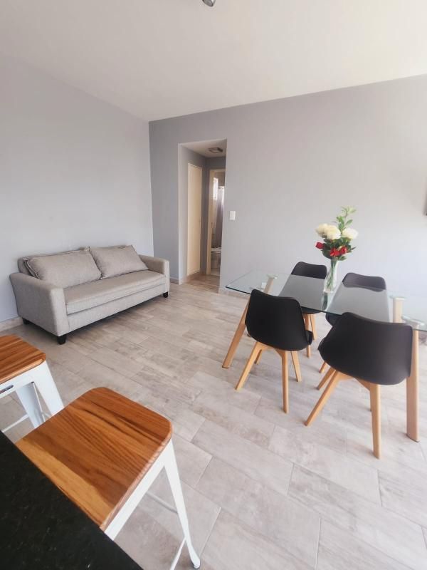 Sala d'estar de Apartament de lloguer en  Madrid Capital amb Aire condicionat, Moblat i Es permeten mascotes