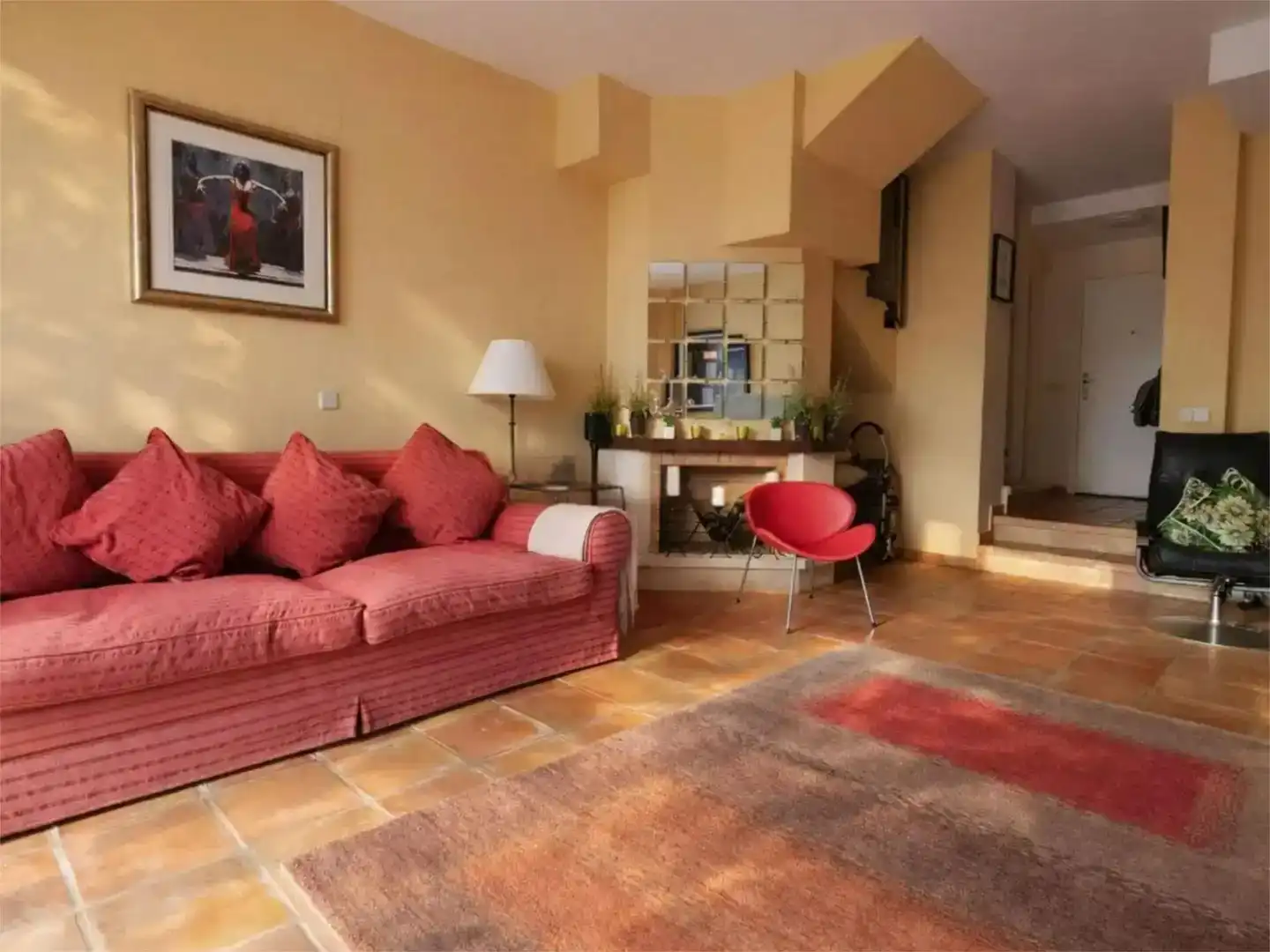 Sala de estar de Casa o chalet en venta en Finestrat con Aire acondicionado, Piscina y Balcón