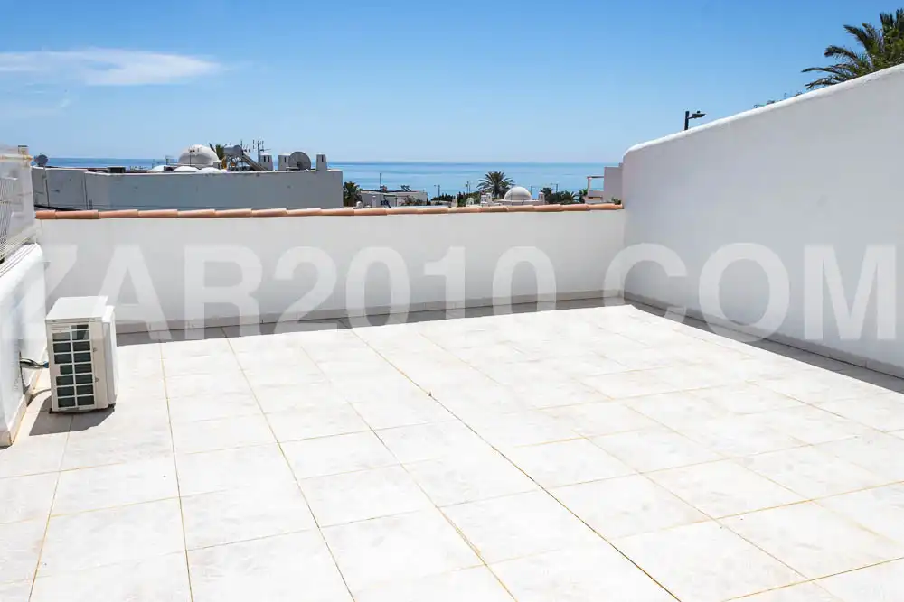 Terraza de Casa o chalet en venta en Mojácar con Aire acondicionado, Jardín privado y Parquet