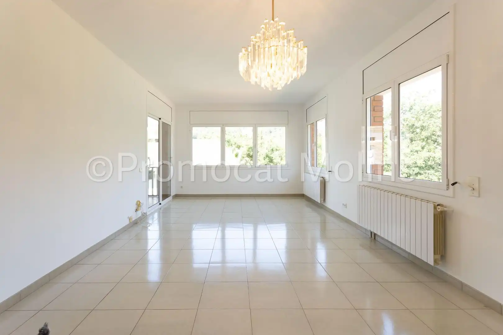 Sala de estar de Casa o chalet en venta en La Palma de Cervelló con Calefacción, Jardín privado y Terraza