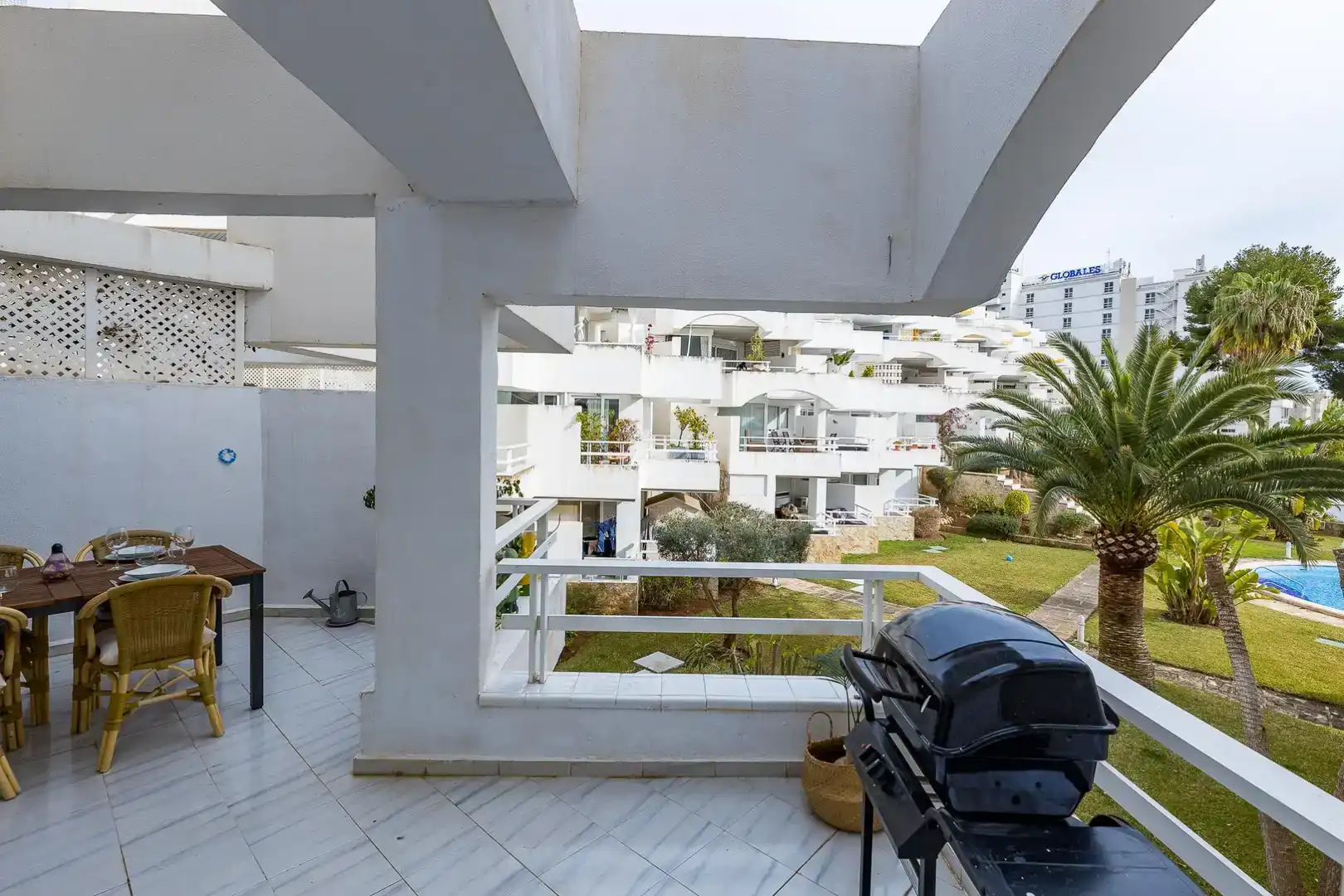 Terrace of Flat for rent in Calvià  with Air Conditioner and Swimming Pool