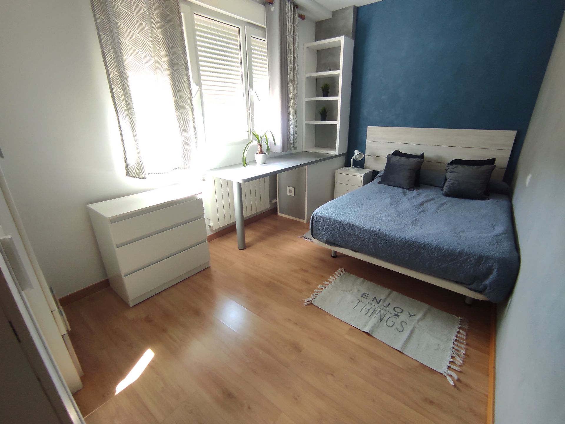 Bedroom of Planta baja to rent in Burgos Capital  with Heating, Parquet flooring and Furnished