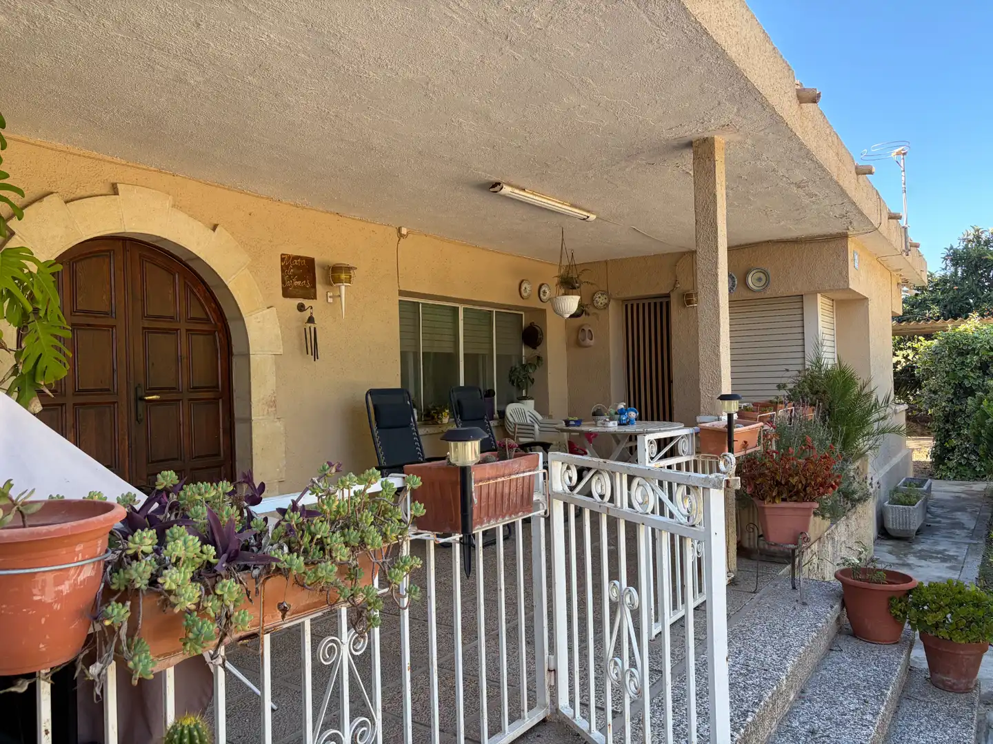 Terraza de Casa o chalet en venta en Banyeres del Penedès con Aire acondicionado, Calefacción y Jardín privado