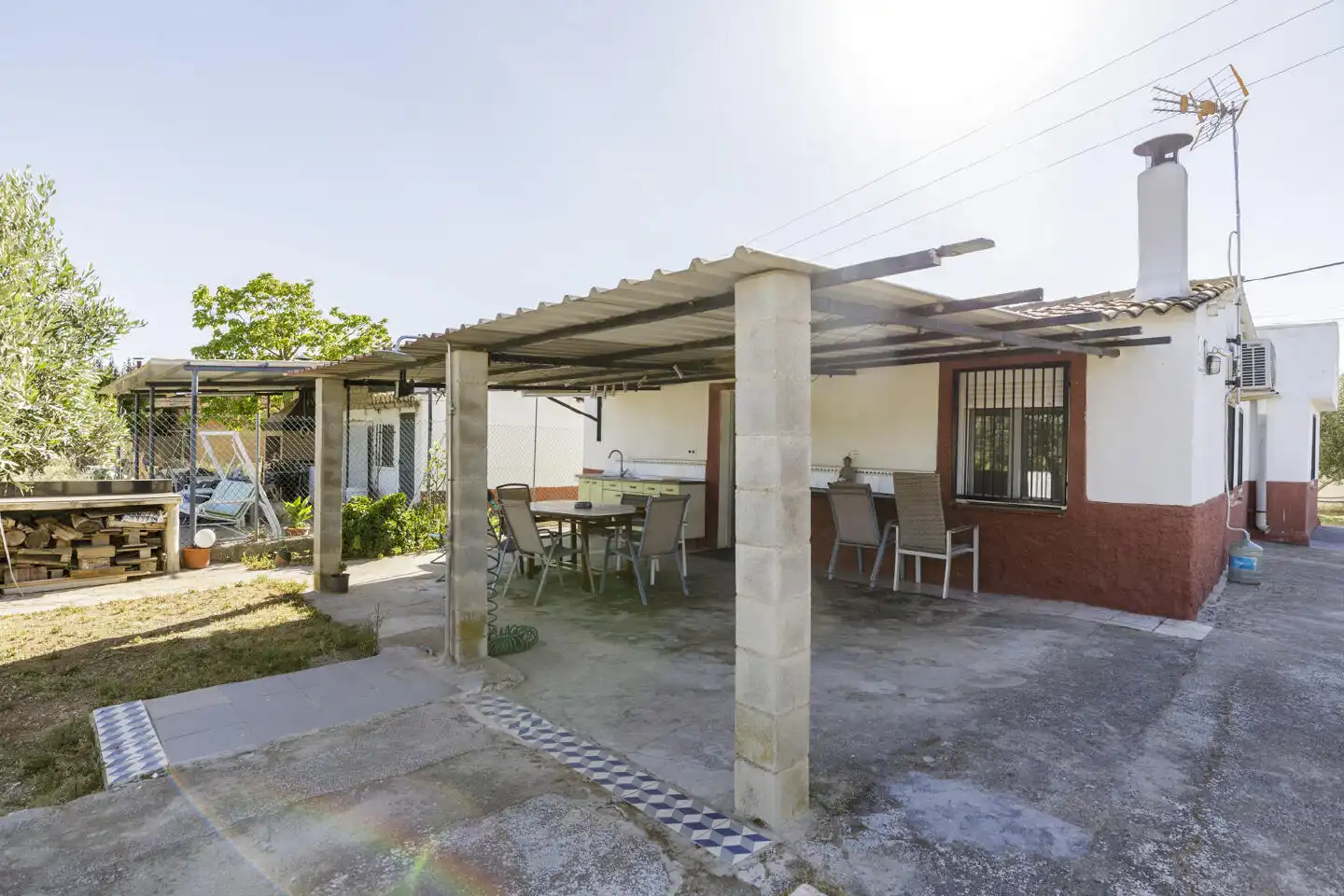 Terrassa de Casa o xalet en venda en Zaragoza