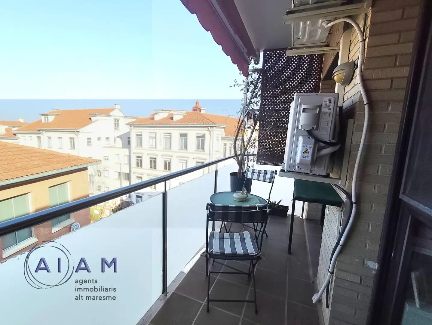 Balcony of Flat for sale in Tordera  with Air Conditioner and Heating