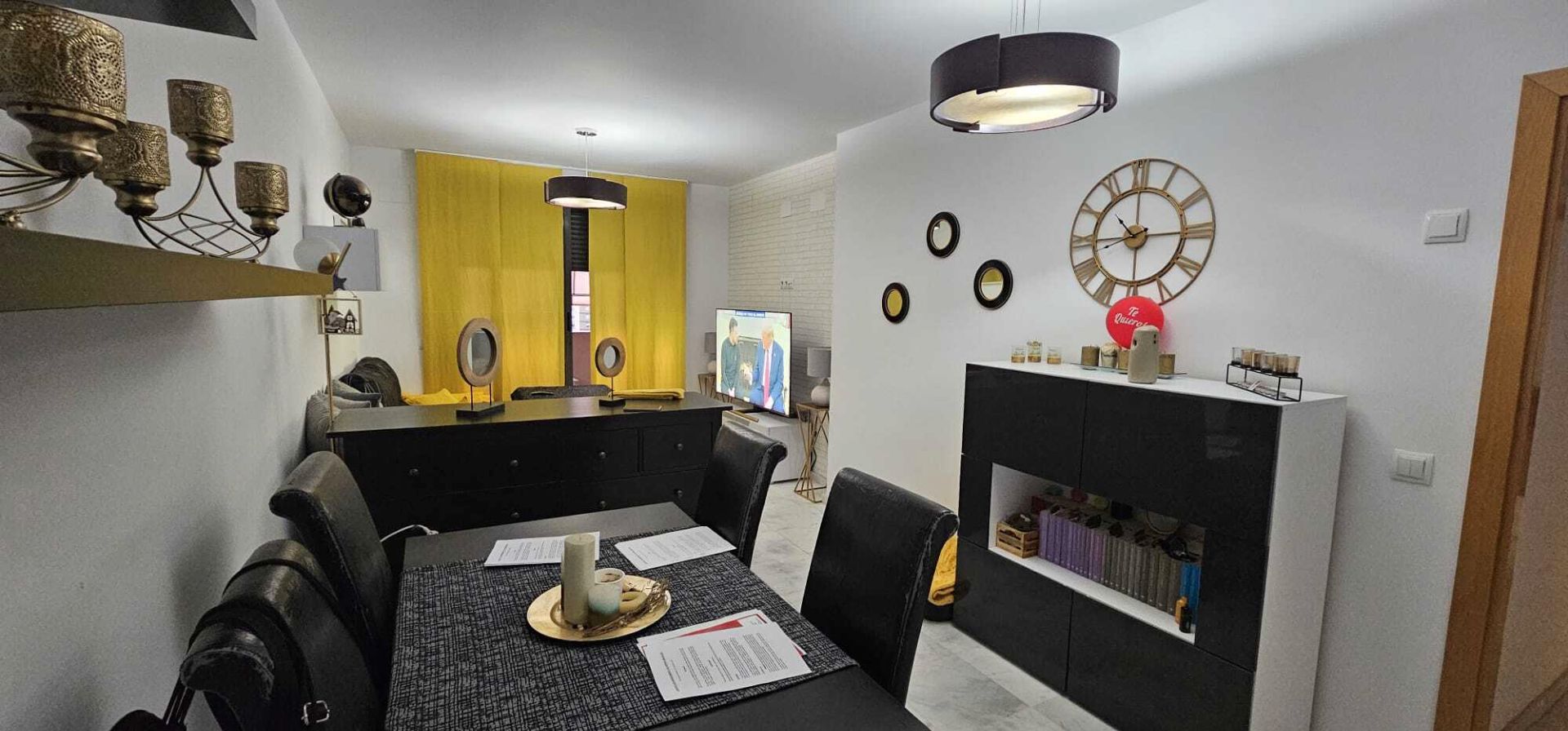 Dining room of Flat for sale in  Huelva Capital  with Air Conditioner, Terrace and Storage room