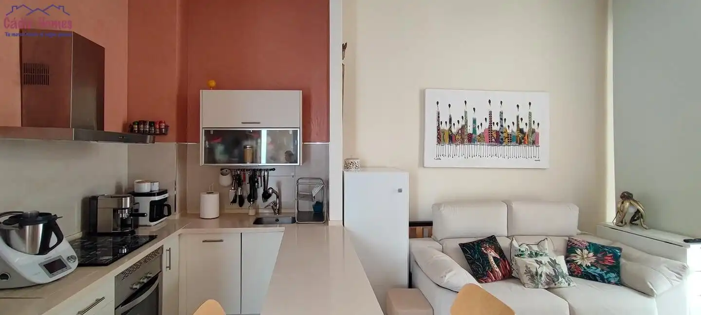 Kitchen of Flat for sale in Cádiz  with Air Conditioner, Heating and Parquet flooring