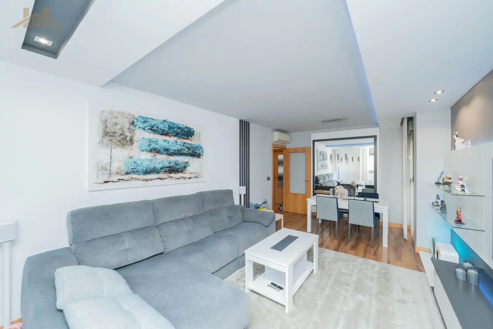 Wohnzimmer von Wohnung zum Verkauf in Zarzuela del Monte mit Klimaanlage, Heizung und Abstellraum