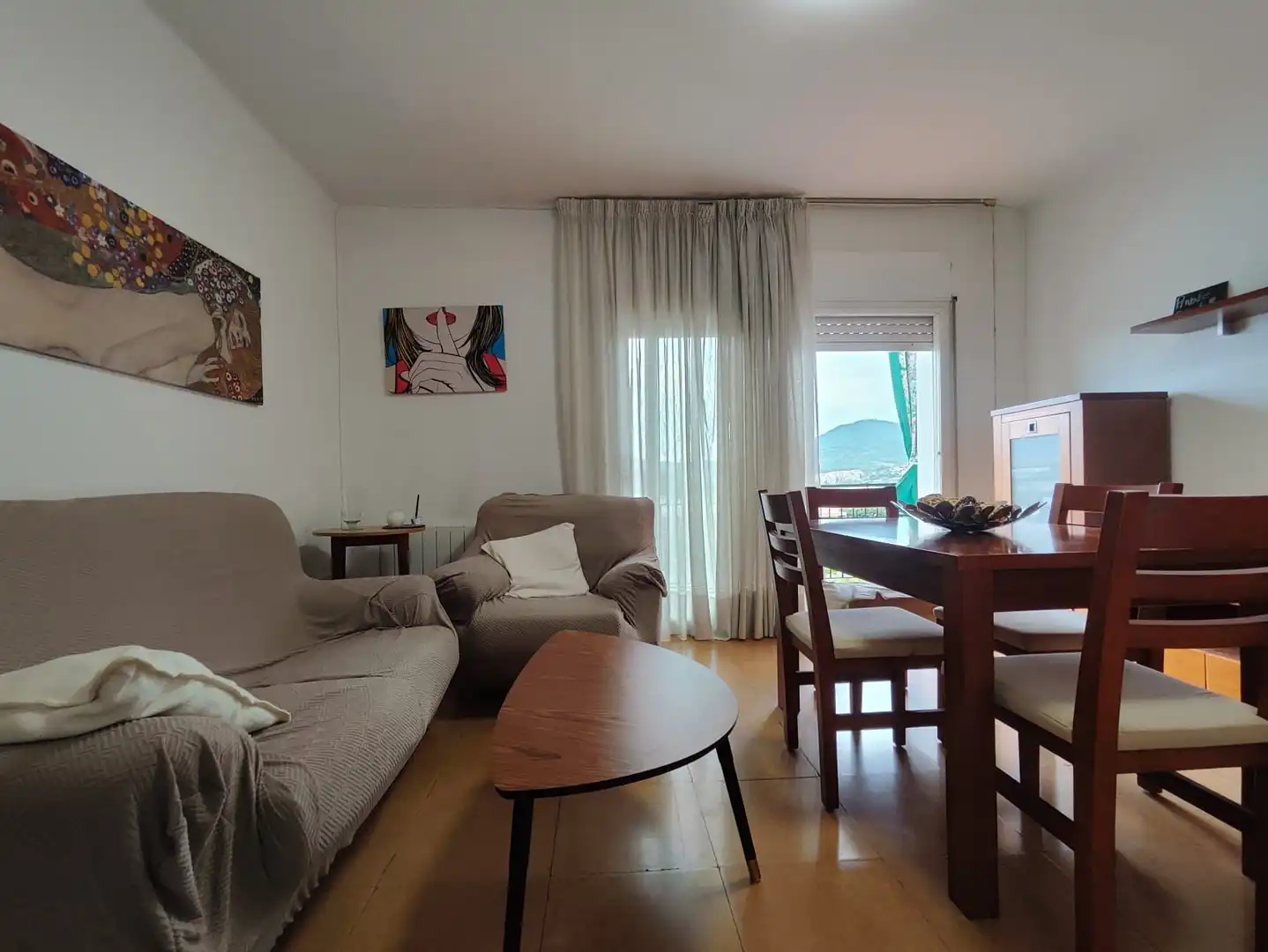 Wohnzimmer von Wohnung zum Verkauf in Montmeló mit Heizung, Terrasse und Balkon