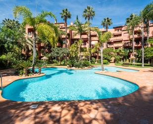 Exterior view of Flat for sale in Marbella  with Air Conditioner, Terrace and Alarm