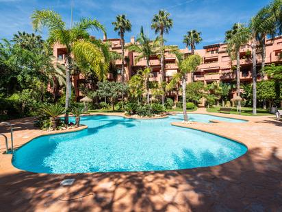 Exterior view of Flat for sale in Marbella  with Air Conditioner, Terrace and Alarm