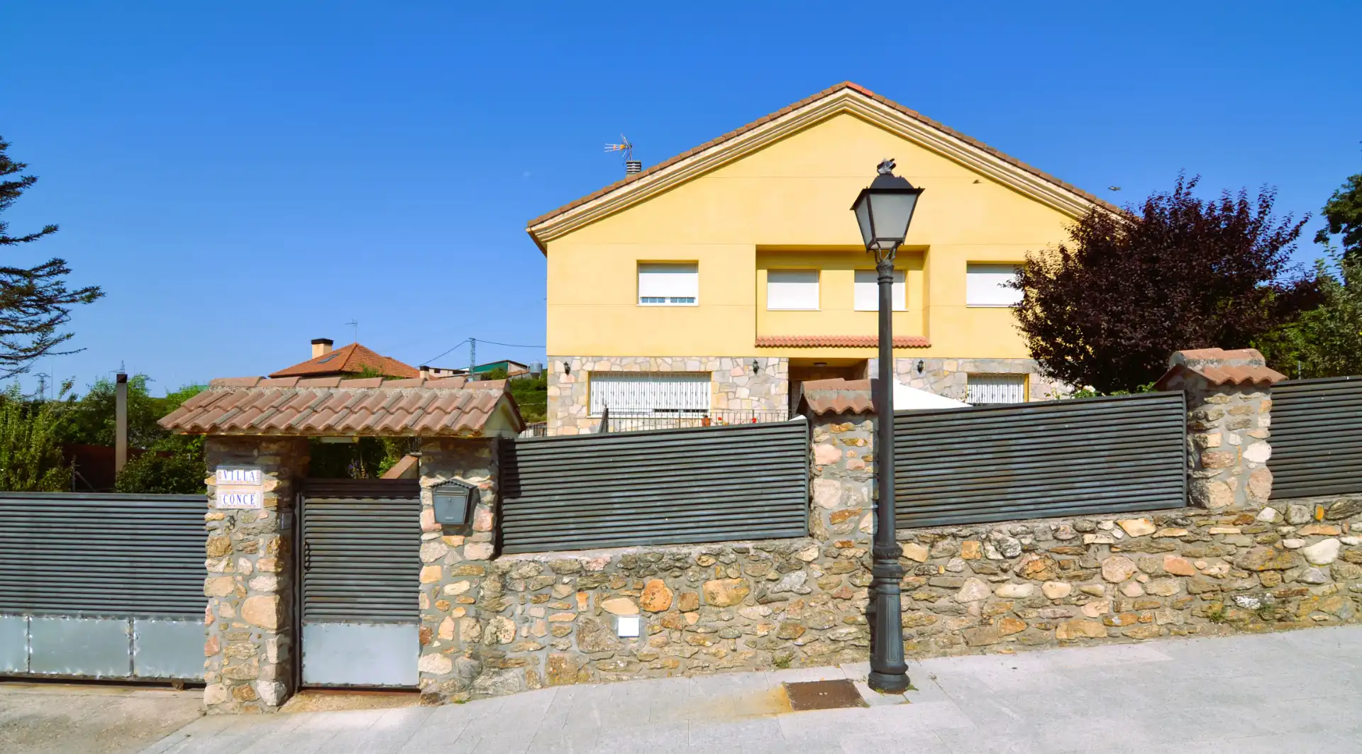 Vista exterior de Casa o chalet en venta en Somosierra con Calefacción, Jardín privado y Terraza