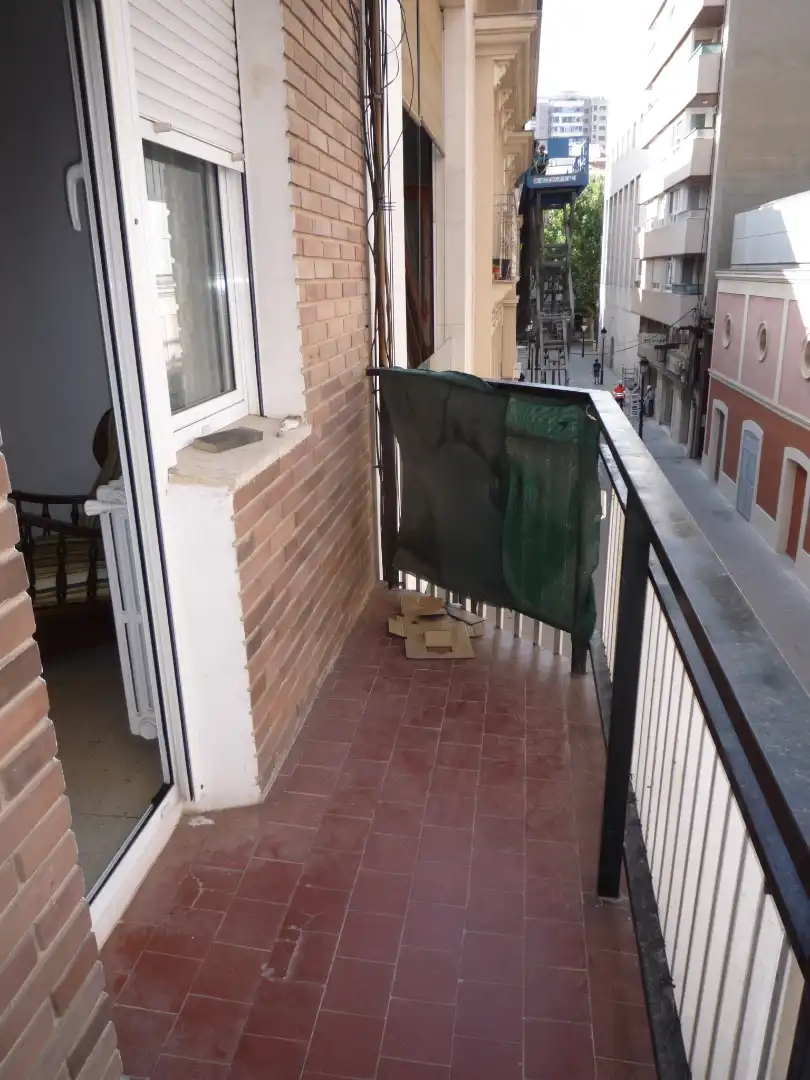 Balcony of Flat for rent in Albacete  with Heating, Furnished and Oven