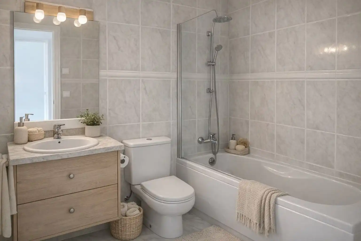 Bathroom of Apartments for sale in Dénia  with Air Conditioner, Heating and Terrace