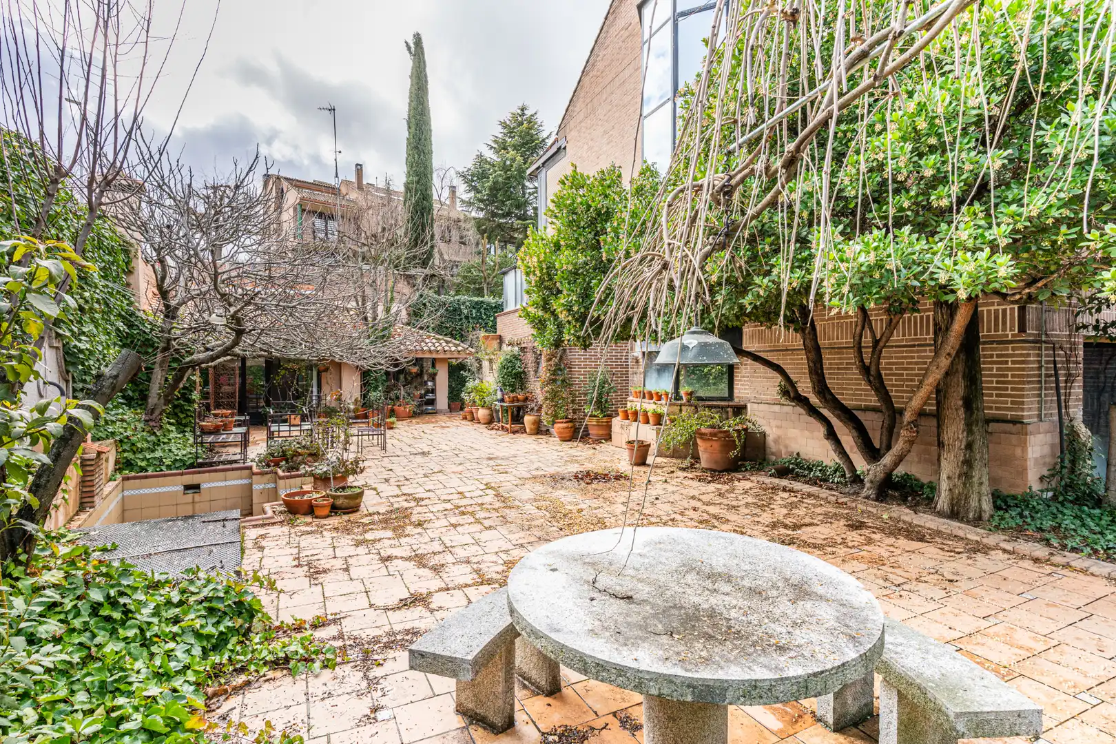 Garden of Detached homes for sale in Las Rozas de Madrid  with Air Conditioner, Heating and Private garden